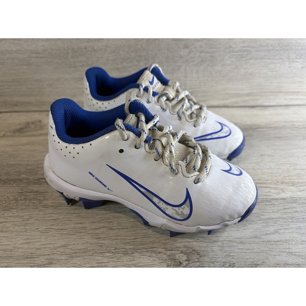 Nike Hyperdiamond 4 Keystone FZ0919-101 White SFBL Cleats‎ Shoes Size 11C